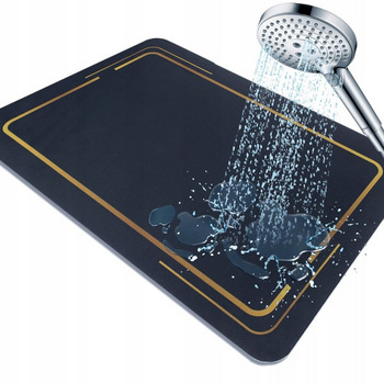 Bathroom mat fast drying absorbent anti-slip rug for bathroom