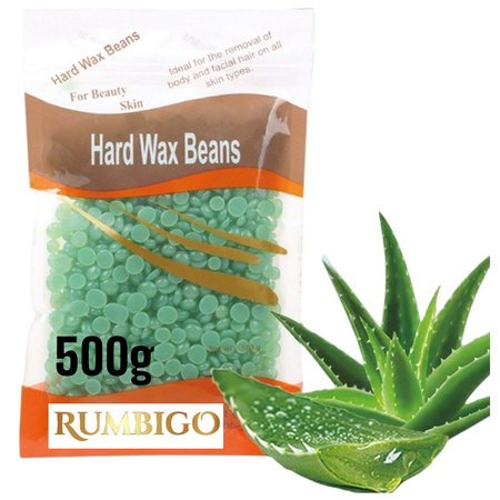 Naturalny wosk twardy w granulkach 500g dropsy do depilacji bezpaskowej niskotemperaturowy