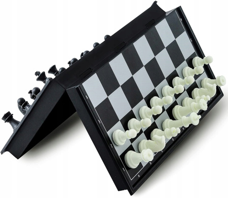 Chess Magnetic board game in educational box with magnets TRAVEL 