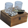 Gift set whisky glasses rocks box Ice cubes Drinks