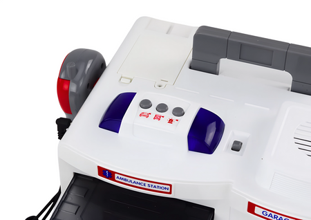 Emergency Rescue Base Station Ambulance Garage Walkie Talkie Sound Toy Gift