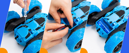 AUTO TWISTER RC STUNT CAR 360° REMOTE CONTROL VEHICLE ACROBAT TOY FOR KIDS sferazabawek