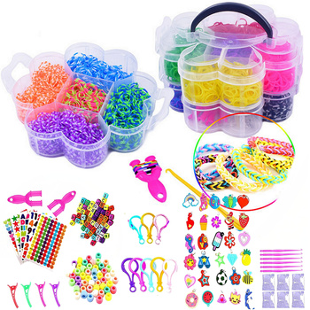 XXL Bracelet Making Loom Bands Set – A Creative Haven for Little Artists! ? Craft Your Colorful Masterpieces!