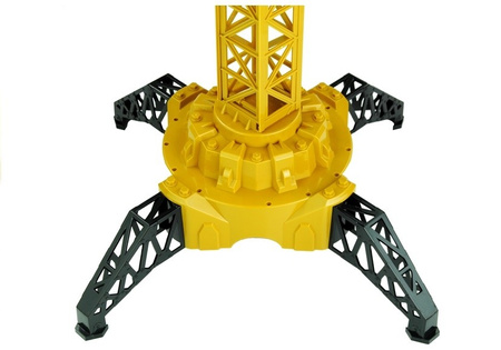 GIANT TOWER CRANE REMOTE CONTROLLED 128cm RC WIRED PILOT INTERACTIVE EDUCATIONAL TOY BIG GIFT FOR KIDS CONSTRUCTION VEHICLE