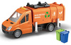 Auto garbage truck with liftable trash can car light sound