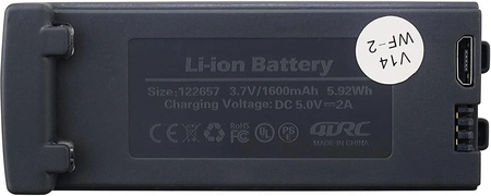 Drone WISE-X mini 4DRC V14 2x CAMERA 4K WiFi FPV BRUSHLESS MOTORS 1x BATTERY 20min BAG Range 200m