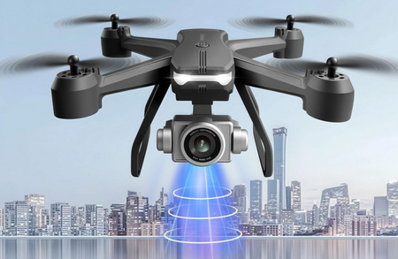 Drone WISE-X mini 4DRC V14 2x CAMERA 4K WiFi FPV BRUSHLESS MOTORS 1x BATTERY 20min BAG Range 200m