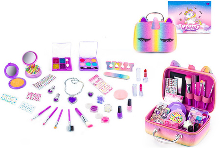 Sferazabawek Kids Makeup Kit – Educational & Safe Creative Toy, Interactive Pretend Play Makeup Set for Children 8+