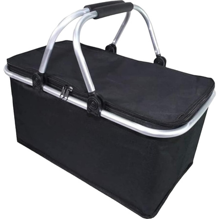 Kosz koszyk na zakupy termiczny piknikowy składany turystyczny izolacyjny