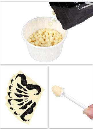 Wosk do depilacji uszu nosa zestaw dla mężczyzn i kobiet z woskiem samodzielnego usuwania