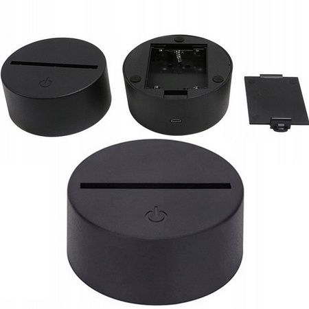 Lampka nocna podświetlana 3d led piłka nożna kabel usb pilot korki dzieci