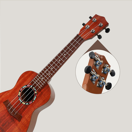 Ukulele dla Dzieci Raimy Pierwsza Gitara Edukacyjna | 3 Style Przodu