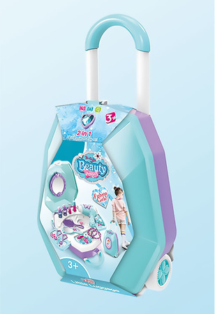 GIRLS VANITY TABLE Suitcase Backpack 2in1 Beauty Set Cosmetics Case Toy sferazabawek