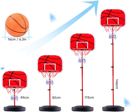 Kosz do gry w koszykówkę kosza koszykówka dla dzieci piłka pompka stojak