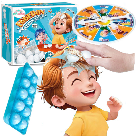 Merry family game SHATTER THE EGG ON THE HEAD Eggedon Prank Game Full of Emotions