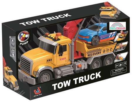 LARGE 1:12 TOW TRUCK RECOVERY VEHICLE WITH CAR LIGHTS SOUNDS TOY SFERAZABAWEK