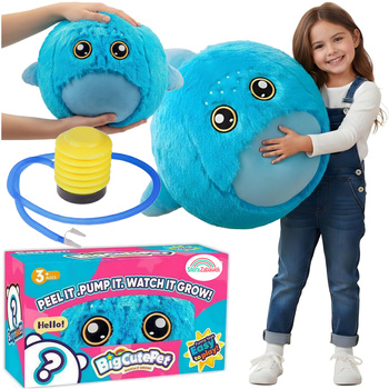 JUMPING BALL PLUSH BigCutePet MASCOT 50cm GROWING PET TOY + PUMP INCLUDED