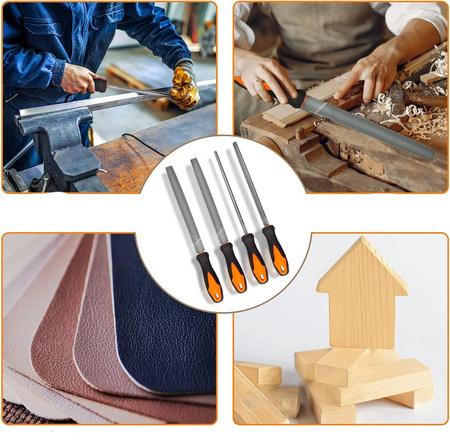 Set of files for metal wood conifer rasps rasps rasps rasps case 18el