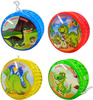 Jojo Luminous Dinosaurs Arcade Toy YOYO GAME bearing and dinosaur motif