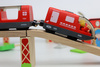 Sferazabawek Wooden Battery-Powered Train Set – Interactive & Safe Educational Toy for Kids