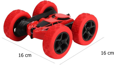 RED AUTO TWISTER RC STUNT CAR 360° REMOTE CONTROL VEHICLE ACROBAT TOY FOR KIDS sferazabawek