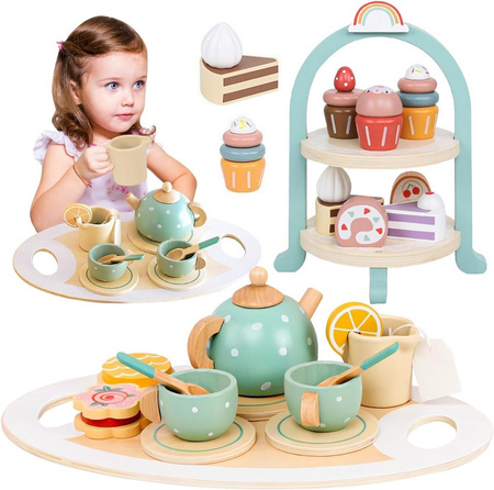 Wooden Tea Set "Sweet Party"