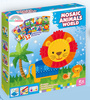 FOAM MOSAIC Sticker Art ANIMALS Shapes 12 Pictures Creative Kit EDU + STICKERS