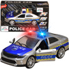 Police Radio Car Large Police Car Rubber Wheels with Sound and Effects Car 1:14