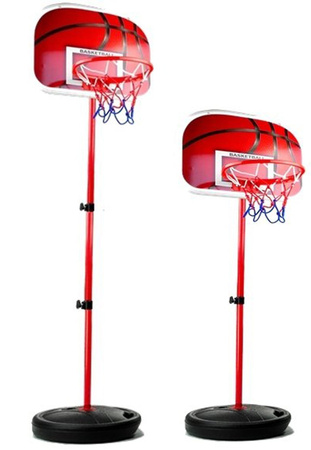 KIDS BASKETBALL HOOP SET LARGE ADJUSTABLE STAND 160cm BALL PUMP GARDEN TOY
