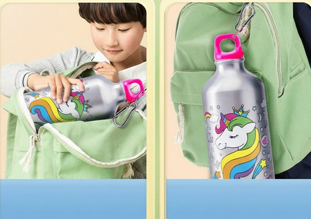 Torebka plecak Bidon do malowania 2w1 Jednorożec PISAKI ZESTAW KREATYWNY