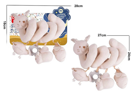 ZAWIESZKA Spirala do wózka łóżeczka grzechotki sprężyna zawieszki niemowlaka