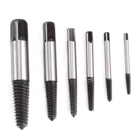 Wykretaki do zerwanych śrub naprawy gwintów urwanych nasadek Szpilek 6szt