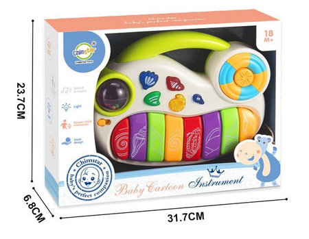 Musical educational piano interactive sound light learning organ 