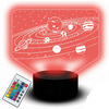 3D Night Light Rumbigo SOLAR SYSTEM Planets Space GIFT for Kids Boy Girl REMOTE 16 Colors LED USB