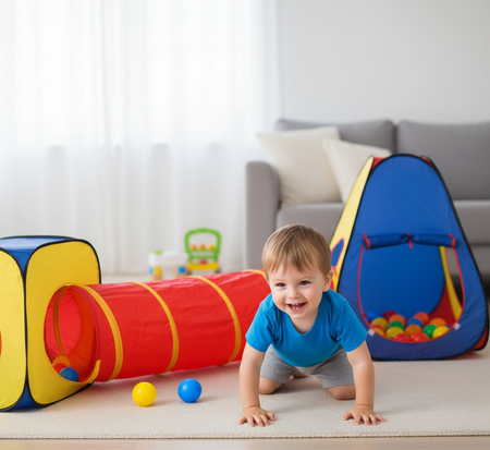 Namiot dla dzieci 3w1 domek tunel suchy basen plac zabaw do domu ogrodu