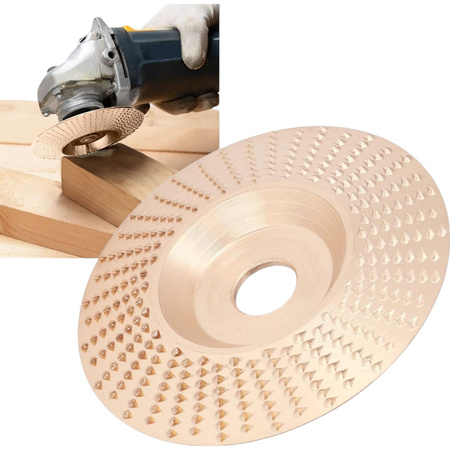 2x Grinding disc for wood grinding HIGH +Flat for carving