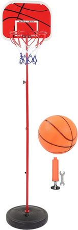 KIDS BASKETBALL HOOP SET STAND ADJUSTABLE BALL PUMP LARGE 150cm