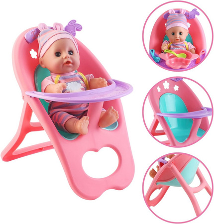 Interactive baby doll Martynka with stroller + cradle Speaks Polish peeing 