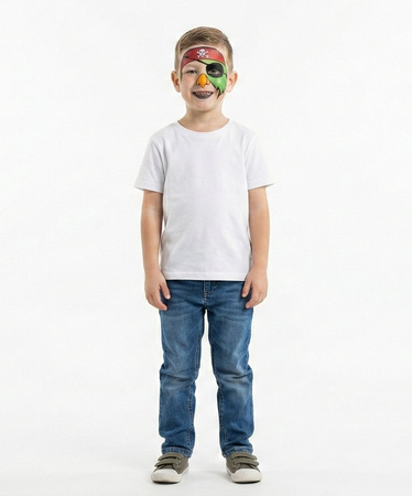 Magiczny Zestaw do Malowania Twarzy 12 Kolorów – Bezpieczna Zabawa na Halloween i Karnawał!