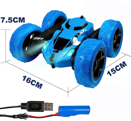 AUTO TWISTER RC STUNT CAR 360° REMOTE CONTROL VEHICLE ACROBAT TOY FOR KIDS sferazabawek