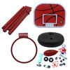 KIDS BASKETBALL HOOP SET STAND ADJUSTABLE BALL PUMP LARGE 150cm