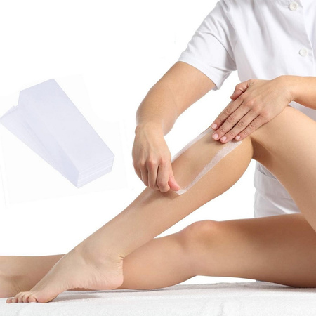 Paski Fizelinowe Do Depilacji 100 Sztuk Mocne do Wosku