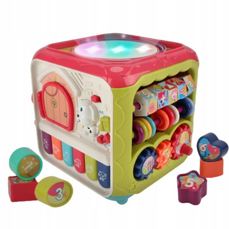 Kostka edukacyjna interaktywna sensoryczna multikostka dla dzieci dźwięki