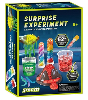 Kids Science Kit 52-in-1 EXPERIMENTS Chemistry Set Lab Volcano STEAM 8+