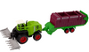 large farm machinery set tractors combine harvester die-cast metal toys gift for kids 3+