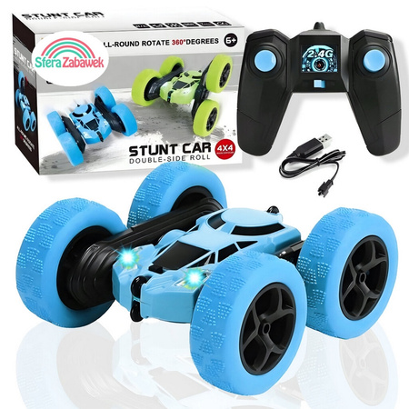 AUTO TWISTER RC STUNT CAR 360° REMOTE CONTROL VEHICLE ACROBAT TOY FOR KIDS sferazabawek