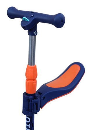 Hulajnoga dla dzieci trójkołowa składana balansowa świecąca LED trzykołowa