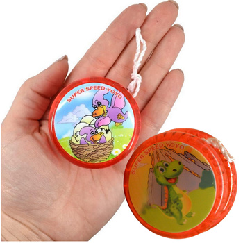 Jojo Luminous Dinosaurs Arcade Toy YOYO GAME bearing and dinosaur motif