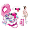 GIRLS VANITY TABLE Suitcase Backpack 2in1 Beauty Set Cosmetics Case Toy sferazabawek