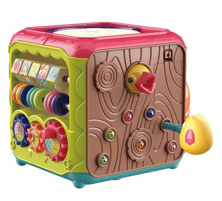 KOSTKA EDUKACYJNA INTERAKTYWNA SENSORYCZNA MULTIKOSTKA DLA DZIECI DŹWIĘKI